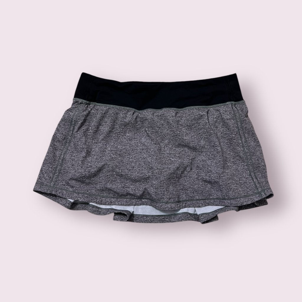 Lululemon Active Skort Women Brown Athletic Running Tennis Lined Size 8